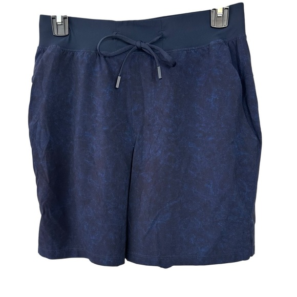 Lululemon Navy Multi T.H.E. Short 7” Linerless - Picture 4 of 11